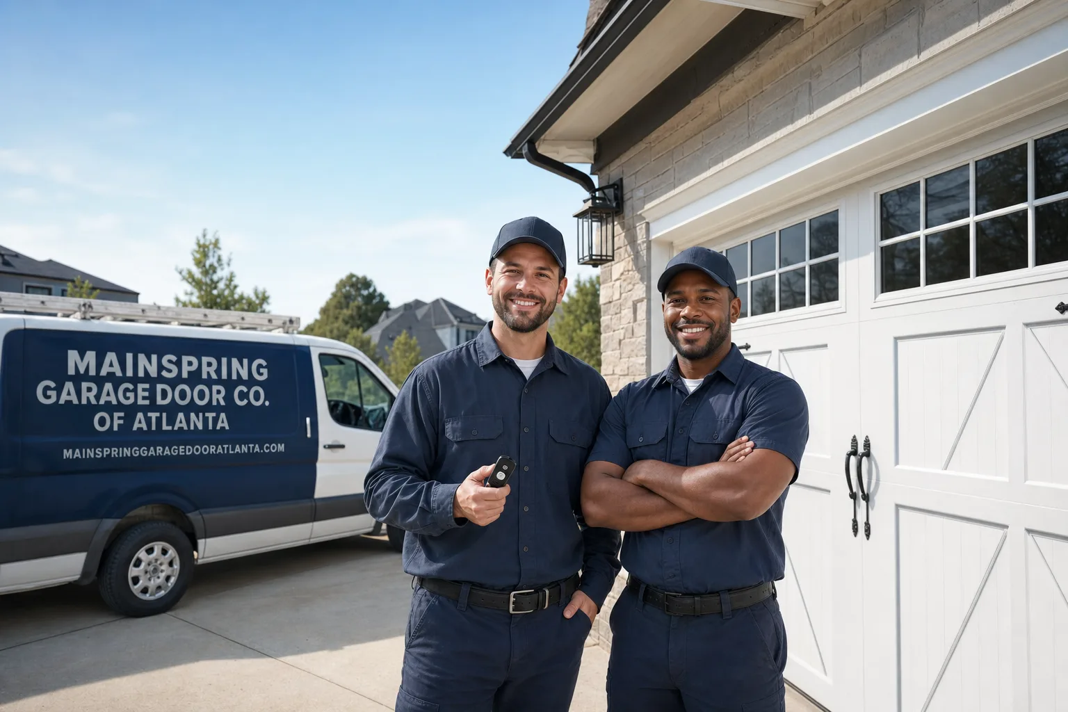 Mainspring Garage Door Co. of Atlanta garage door team